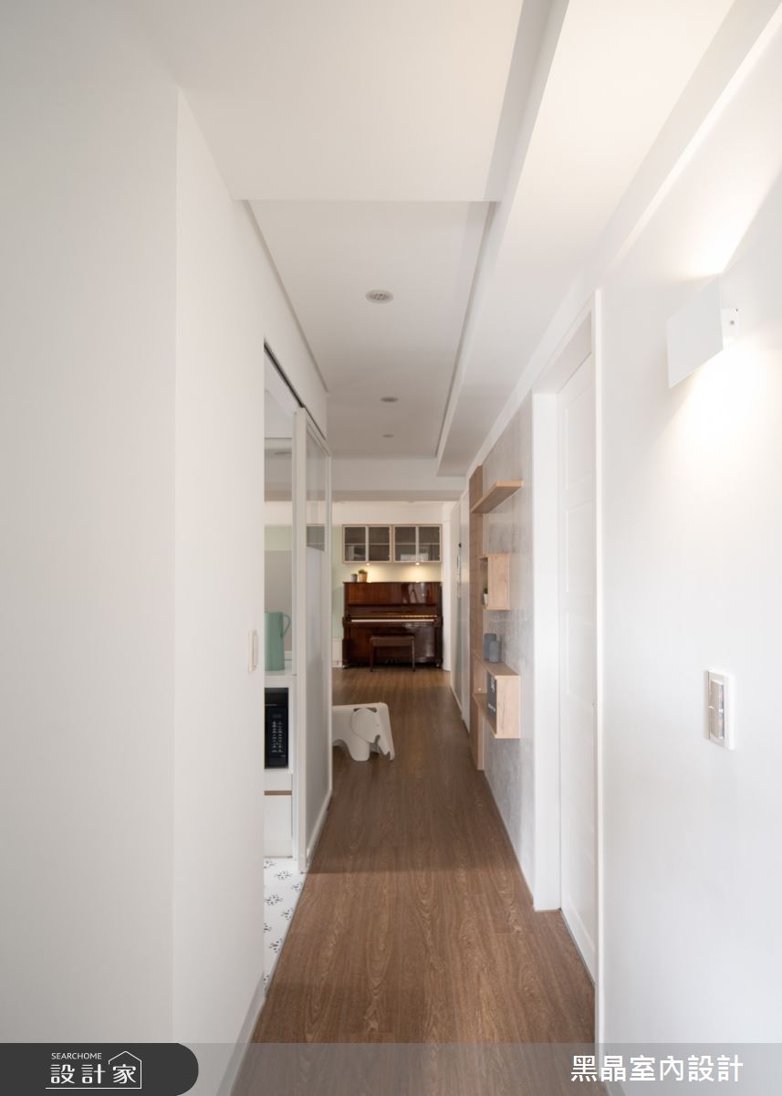 29坪老屋(16~30年)＿北歐風走廊案例圖片＿黑晶室內設計＿黑晶_34之13