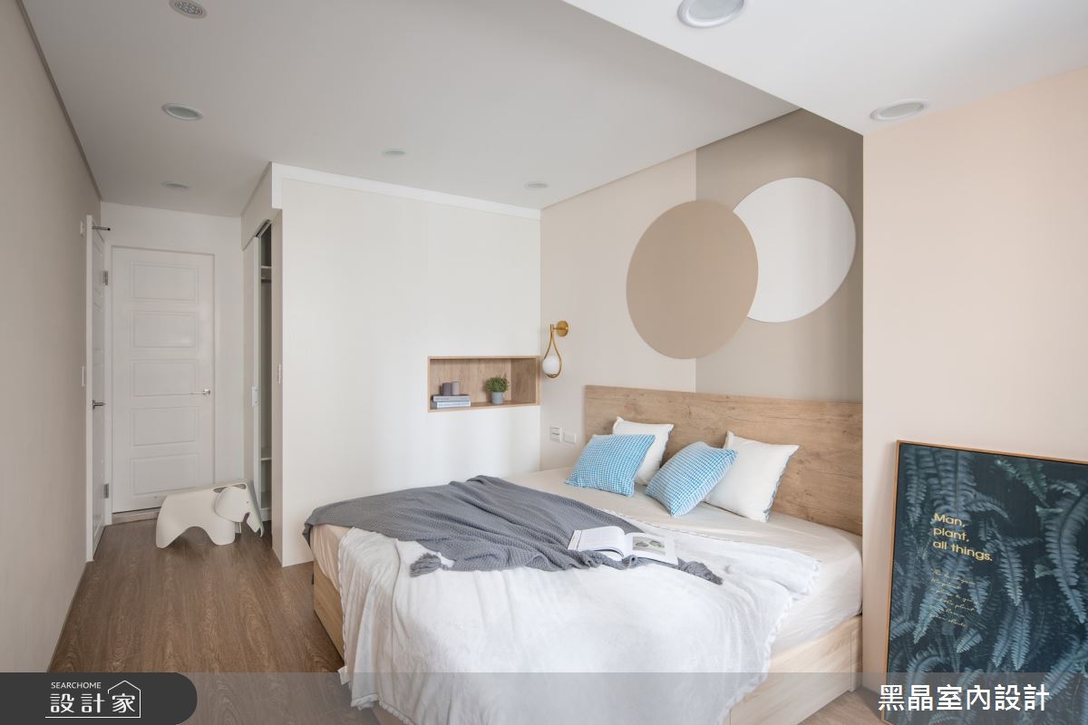 29坪老屋(16~30年)＿北歐風臥室案例圖片＿黑晶室內設計＿黑晶_34之16