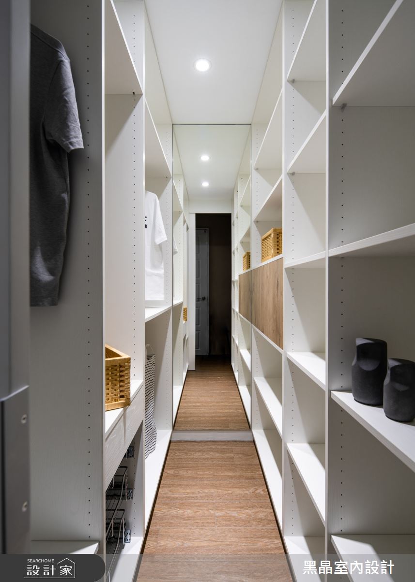 29坪老屋(16~30年)＿北歐風更衣間案例圖片＿黑晶室內設計＿黑晶_34之18