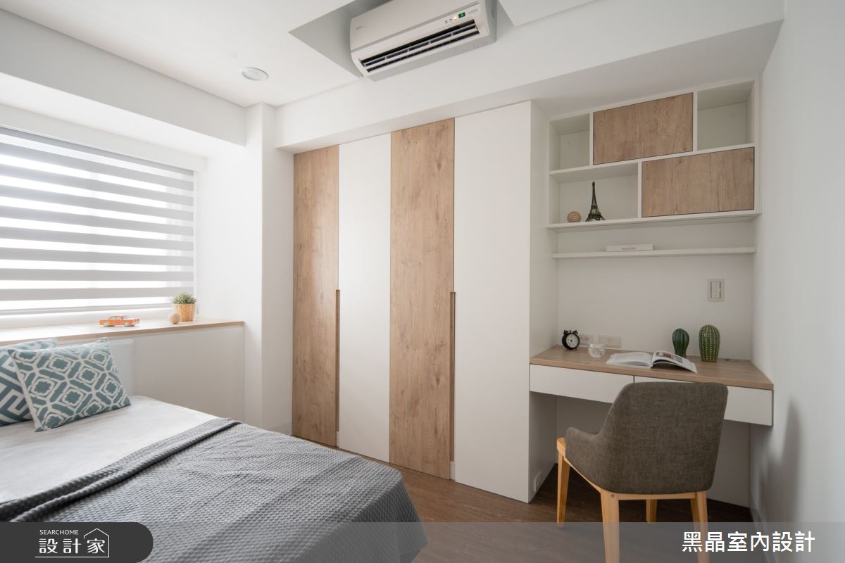 29坪老屋(16~30年)＿北歐風臥室案例圖片＿黑晶室內設計＿黑晶_34之21