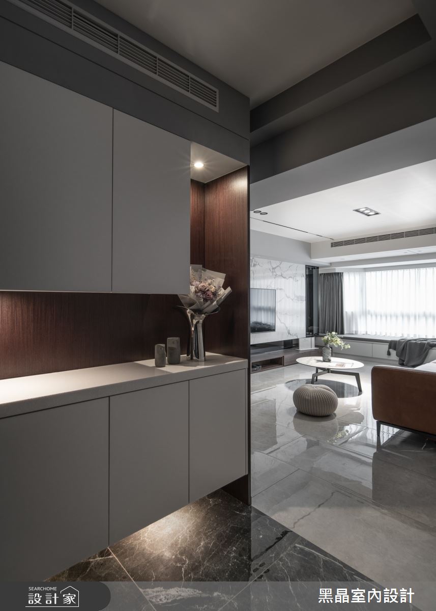 28坪老屋(31~40年)＿現代風玄關案例圖片＿黑晶室內設計＿黑晶_35之2