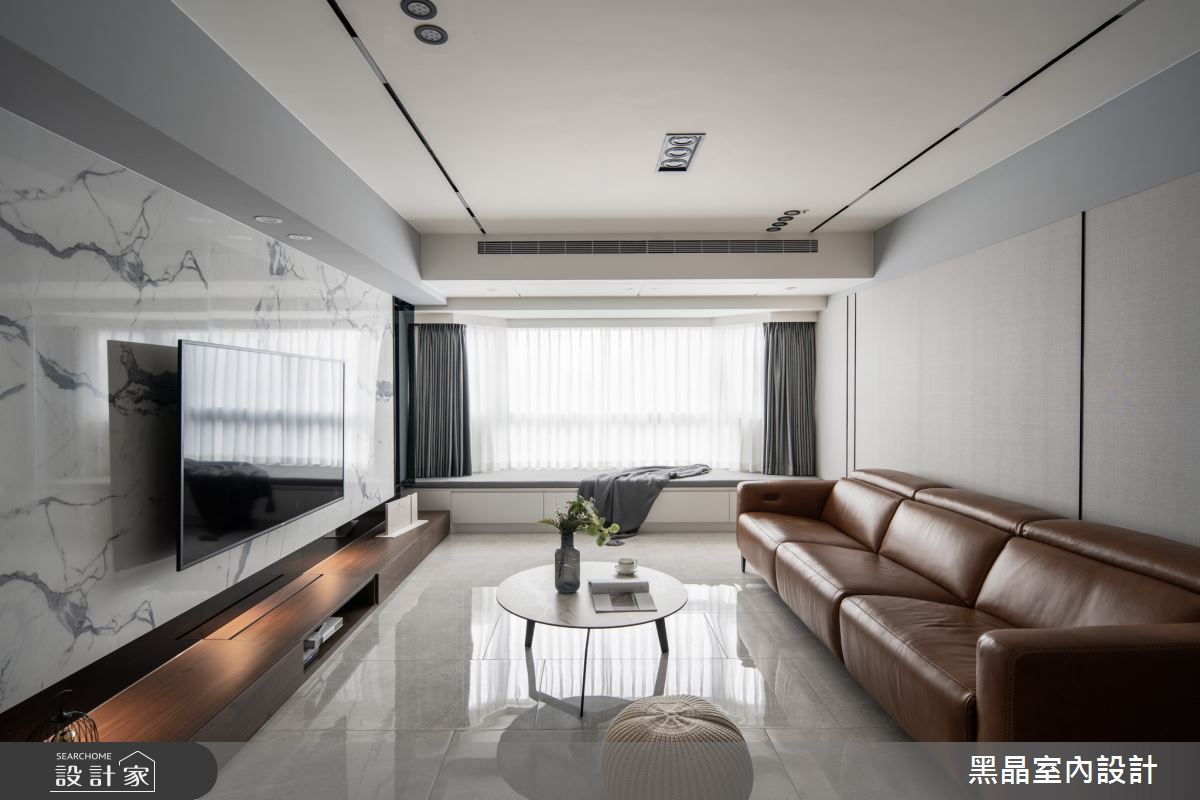 28坪老屋(31~40年)＿現代風客廳案例圖片＿黑晶室內設計＿黑晶_35之5