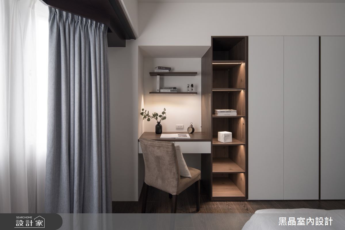 28坪老屋(31~40年)＿現代風臥室案例圖片＿黑晶室內設計＿黑晶_35之18