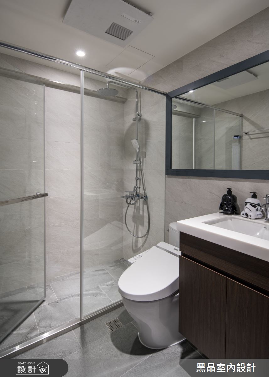 28坪老屋(31~40年)＿現代風浴室案例圖片＿黑晶室內設計＿黑晶_35之45