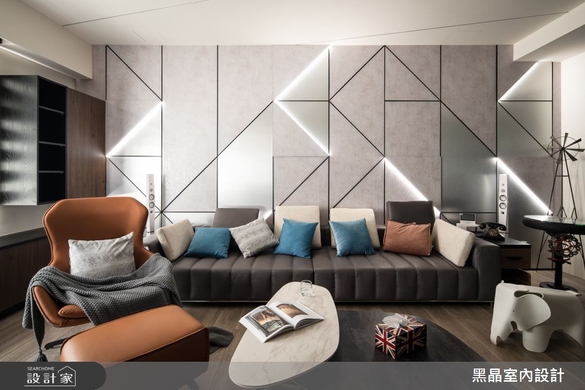 75坪老屋(16~30年)＿混搭風客廳案例圖片＿黑晶室內設計＿黑晶_36之1