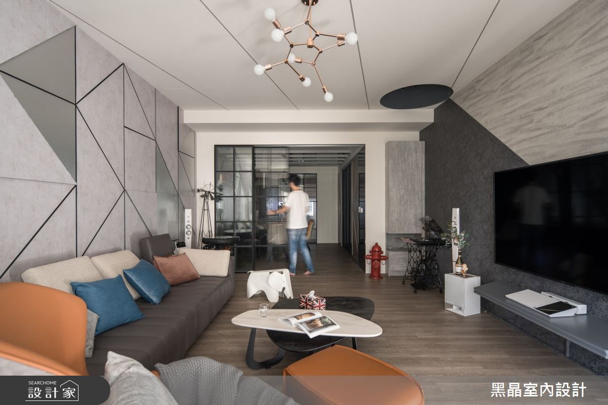 75坪老屋(16~30年)＿混搭風客廳案例圖片＿黑晶室內設計＿黑晶_36之3