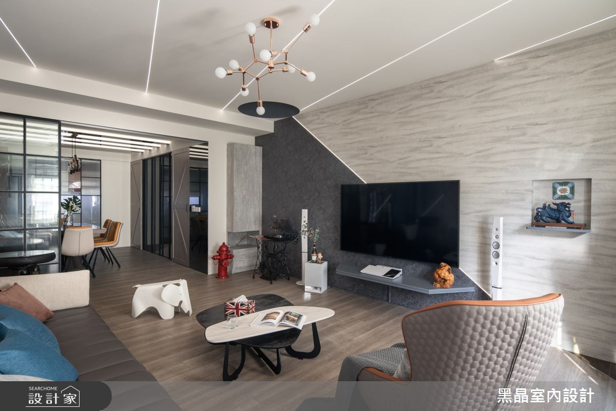 75坪老屋(16~30年)＿混搭風客廳案例圖片＿黑晶室內設計＿黑晶_36之5