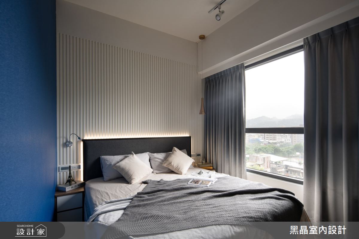 30坪新成屋(5年以下)＿工業風臥室案例圖片＿黑晶室內設計＿黑晶_37之14