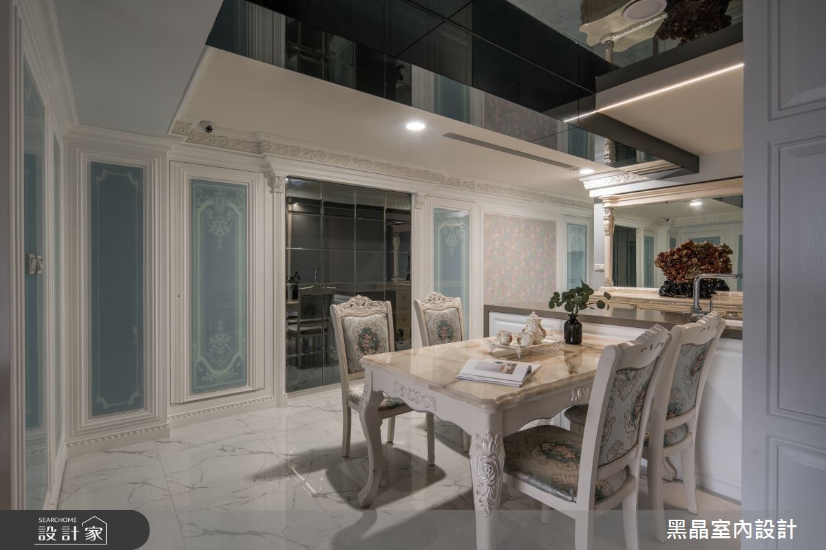 40坪老屋(31~40年)＿新古典餐廳案例圖片＿黑晶室內設計＿黑晶_38之6