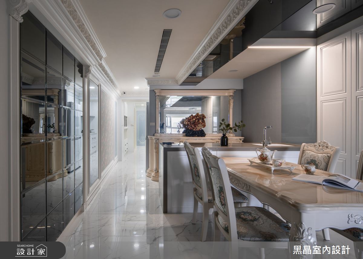 40坪老屋(31~40年)＿新古典餐廳案例圖片＿黑晶室內設計＿黑晶_38之7