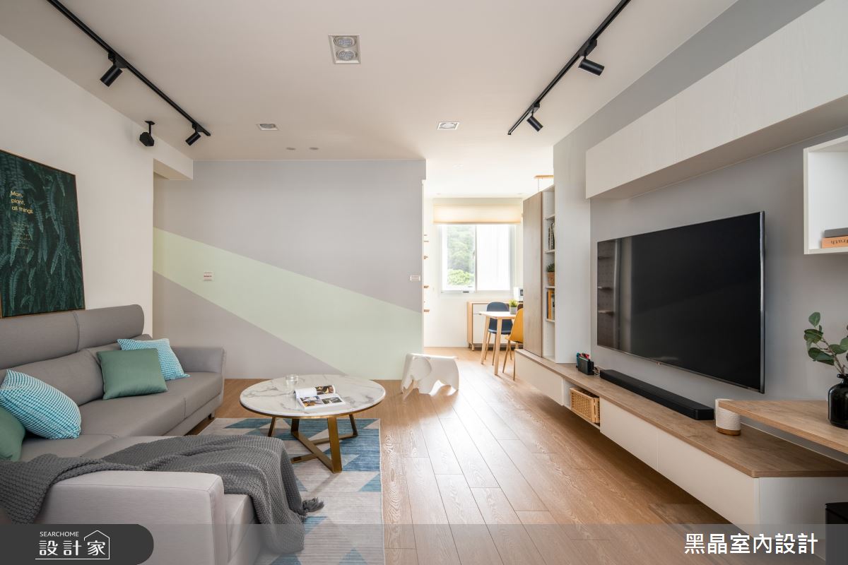 25坪老屋(31~40年)＿北歐風客廳案例圖片＿黑晶室內設計＿黑晶_40之4