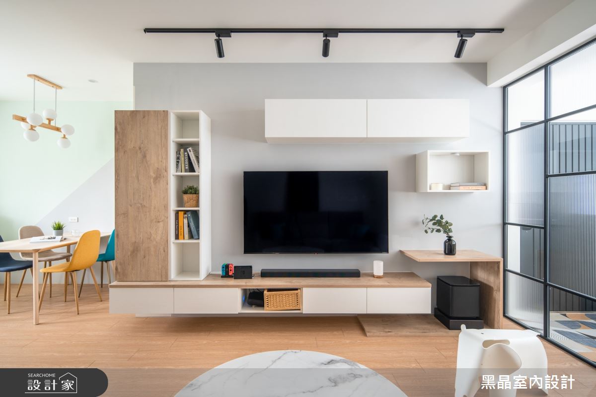 25坪老屋(31~40年)＿北歐風客廳案例圖片＿黑晶室內設計＿黑晶_40之6