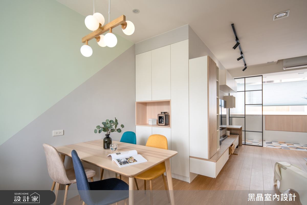 25坪老屋(31~40年)＿北歐風餐廳案例圖片＿黑晶室內設計＿黑晶_40之7