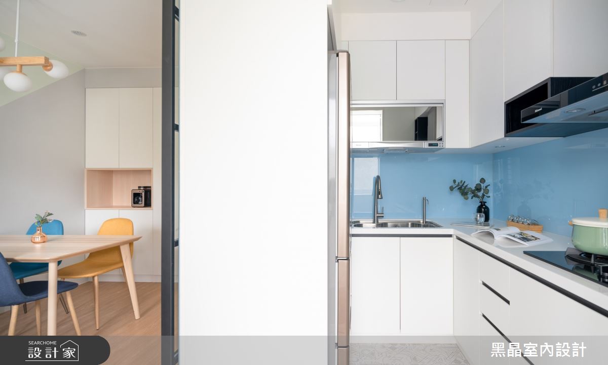 25坪老屋(31~40年)＿北歐風廚房案例圖片＿黑晶室內設計＿黑晶_40之10