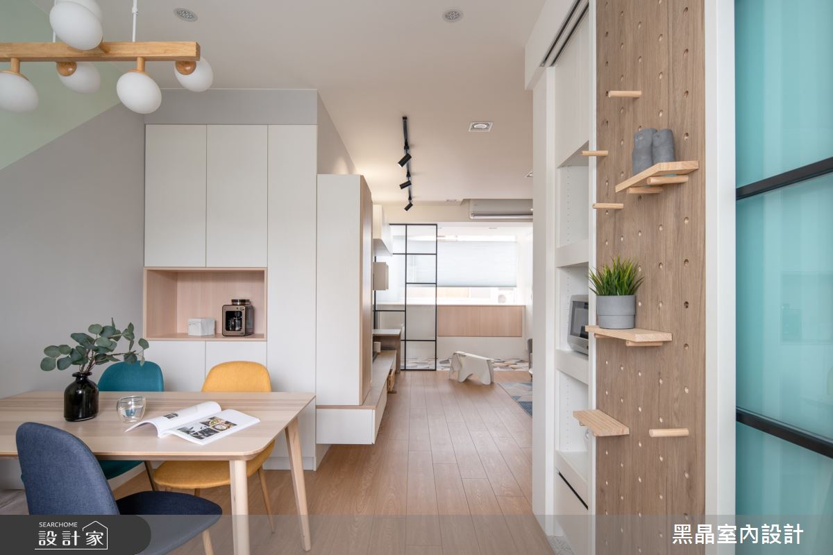 25坪老屋(31~40年)＿北歐風餐廳案例圖片＿黑晶室內設計＿黑晶_40之12