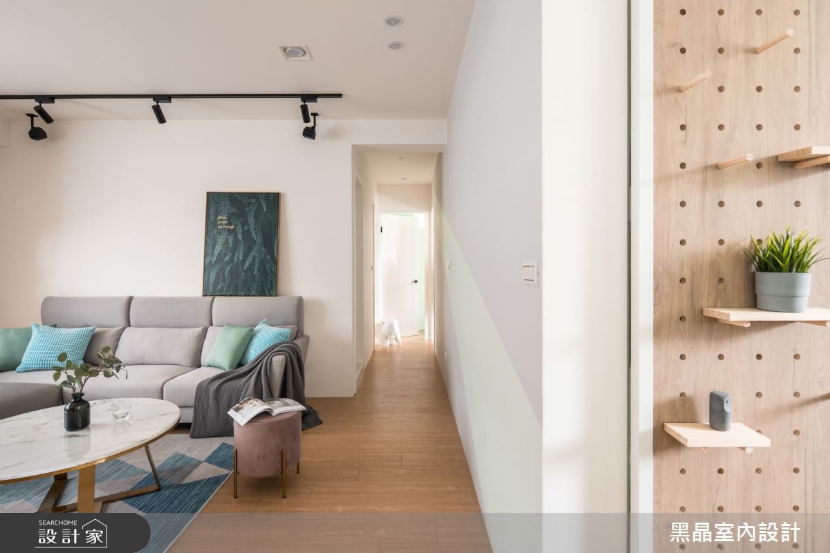 25坪老屋(31~40年)＿北歐風走廊案例圖片＿黑晶室內設計＿黑晶_40之13