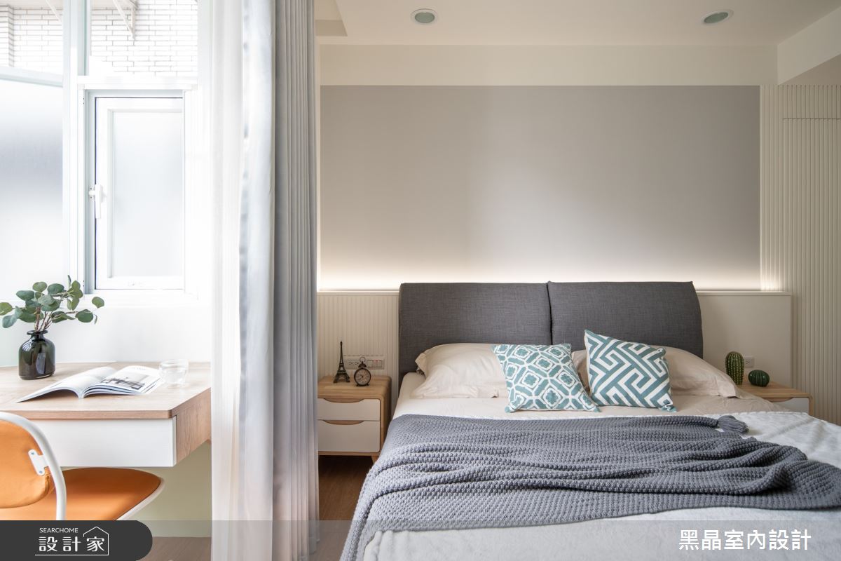 25坪老屋(31~40年)＿北歐風臥室案例圖片＿黑晶室內設計＿黑晶_40之20