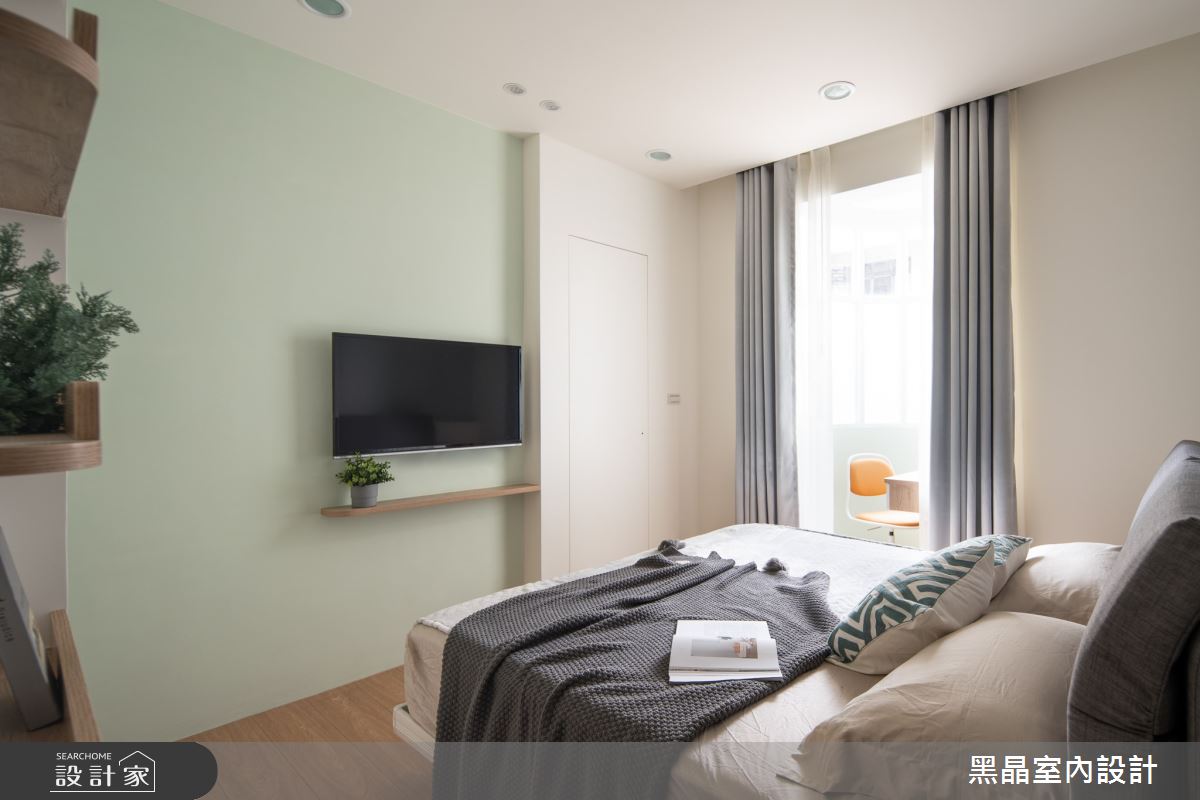 25坪老屋(31~40年)＿北歐風臥室案例圖片＿黑晶室內設計＿黑晶_40之21