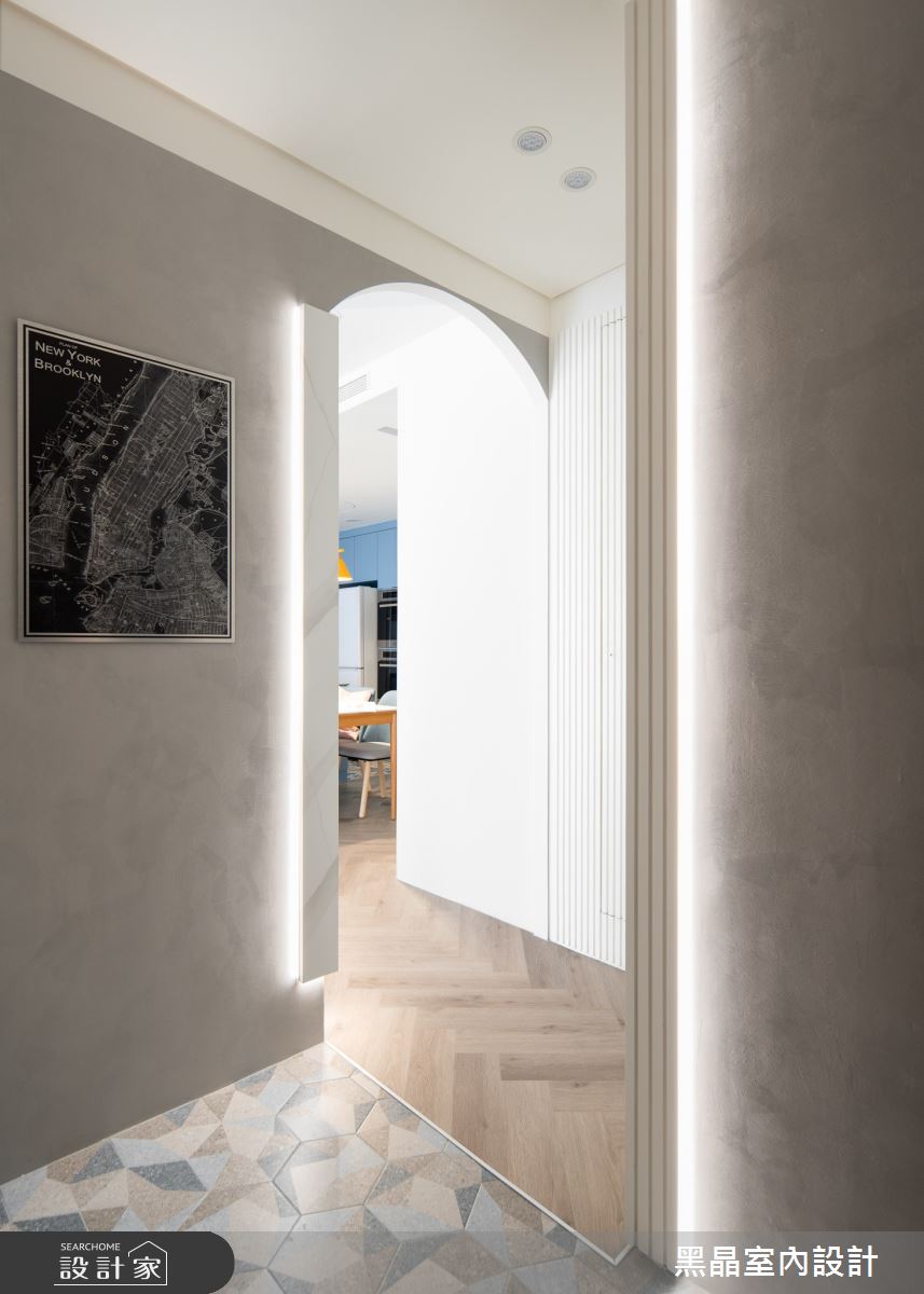 26坪中古屋(5~15年)＿北歐風玄關案例圖片＿黑晶室內設計＿黑晶_41之1