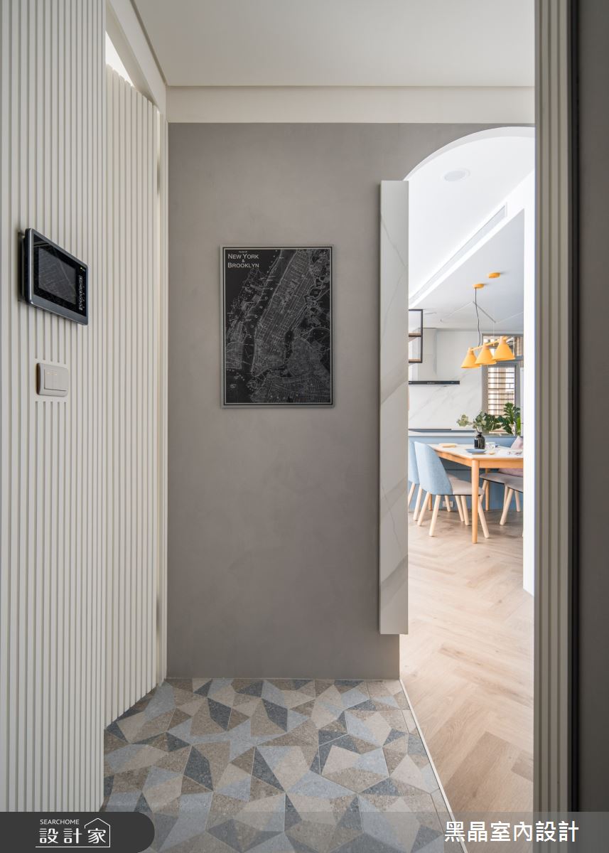 26坪中古屋(5~15年)＿北歐風玄關案例圖片＿黑晶室內設計＿黑晶_41之2