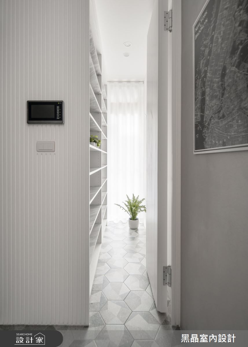 26坪中古屋(5~15年)＿北歐風玄關案例圖片＿黑晶室內設計＿黑晶_41之3