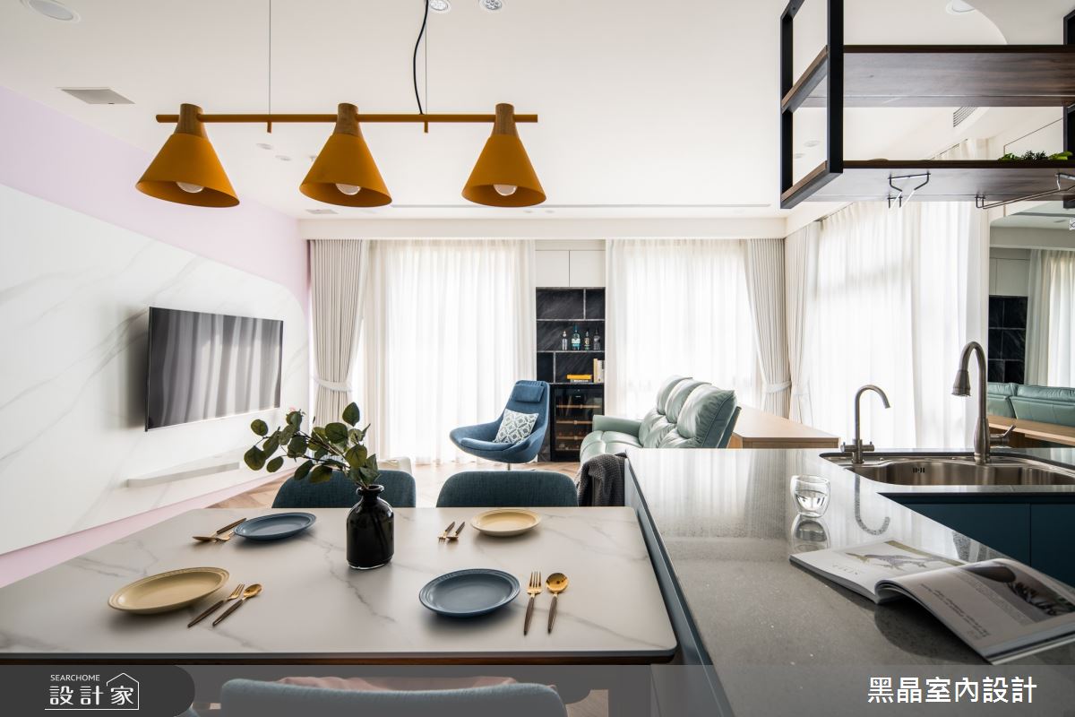 26坪中古屋(5~15年)＿北歐風餐廳案例圖片＿黑晶室內設計＿黑晶_41之6