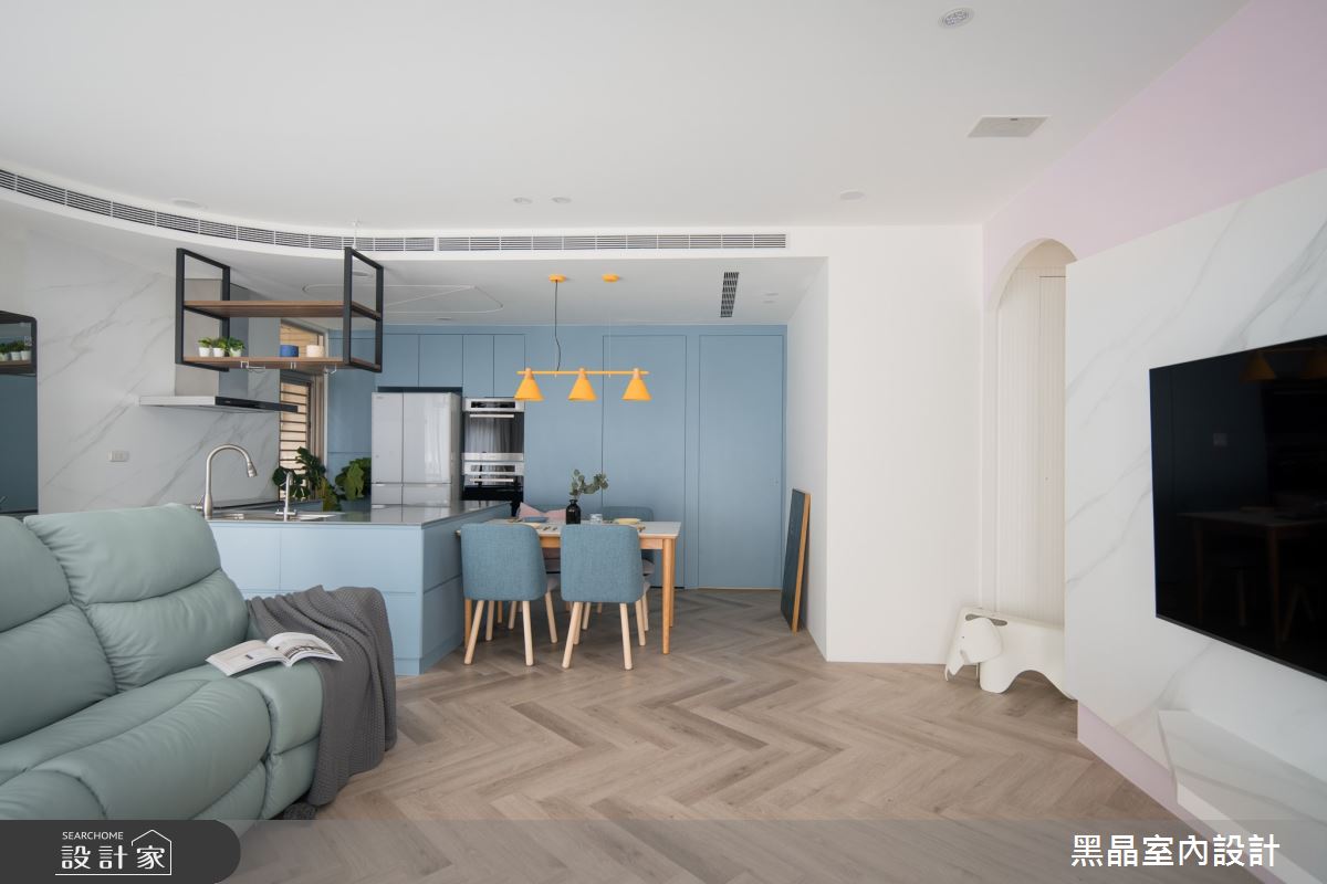 26坪中古屋(5~15年)＿北歐風客廳案例圖片＿黑晶室內設計＿黑晶_41之9