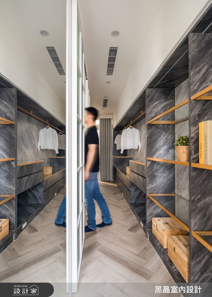26坪中古屋(5~15年)＿北歐風更衣間案例圖片＿黑晶室內設計＿黑晶_41之22