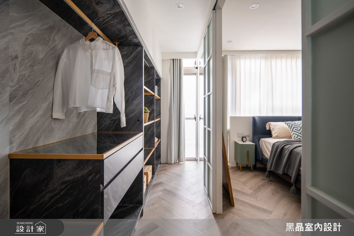 26坪中古屋(5~15年)＿北歐風更衣間案例圖片＿黑晶室內設計＿黑晶_41之23