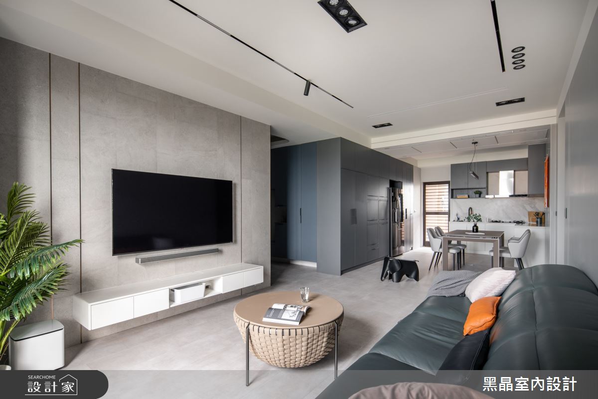 37坪中古屋(5~15年)＿混搭風客廳案例圖片＿黑晶室內設計＿黑晶_42之3