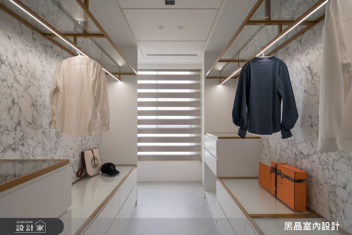 37坪中古屋(5~15年)＿混搭風更衣間案例圖片＿黑晶室內設計＿黑晶_42之20