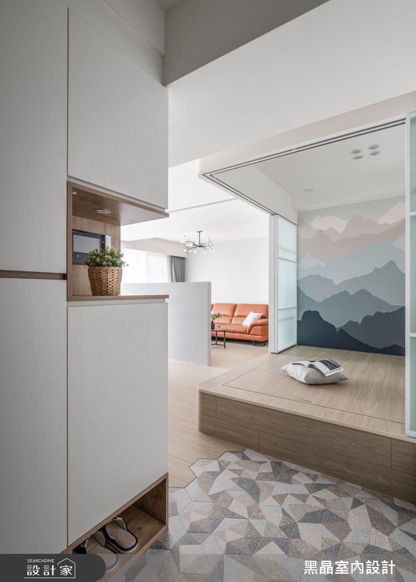 24坪中古屋(5~15年)＿北歐風玄關案例圖片＿黑晶室內設計＿黑晶_43之2