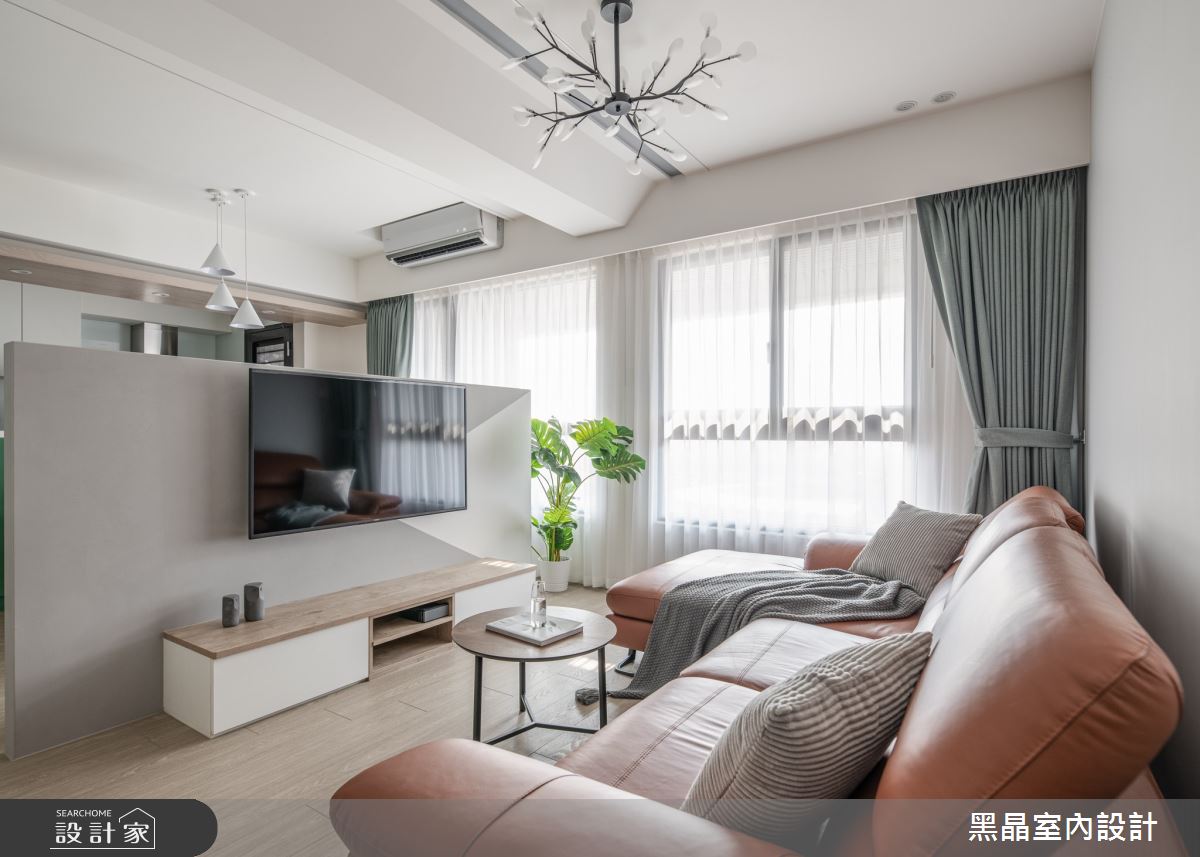 24坪中古屋(5~15年)＿北歐風客廳案例圖片＿黑晶室內設計＿黑晶_43之15