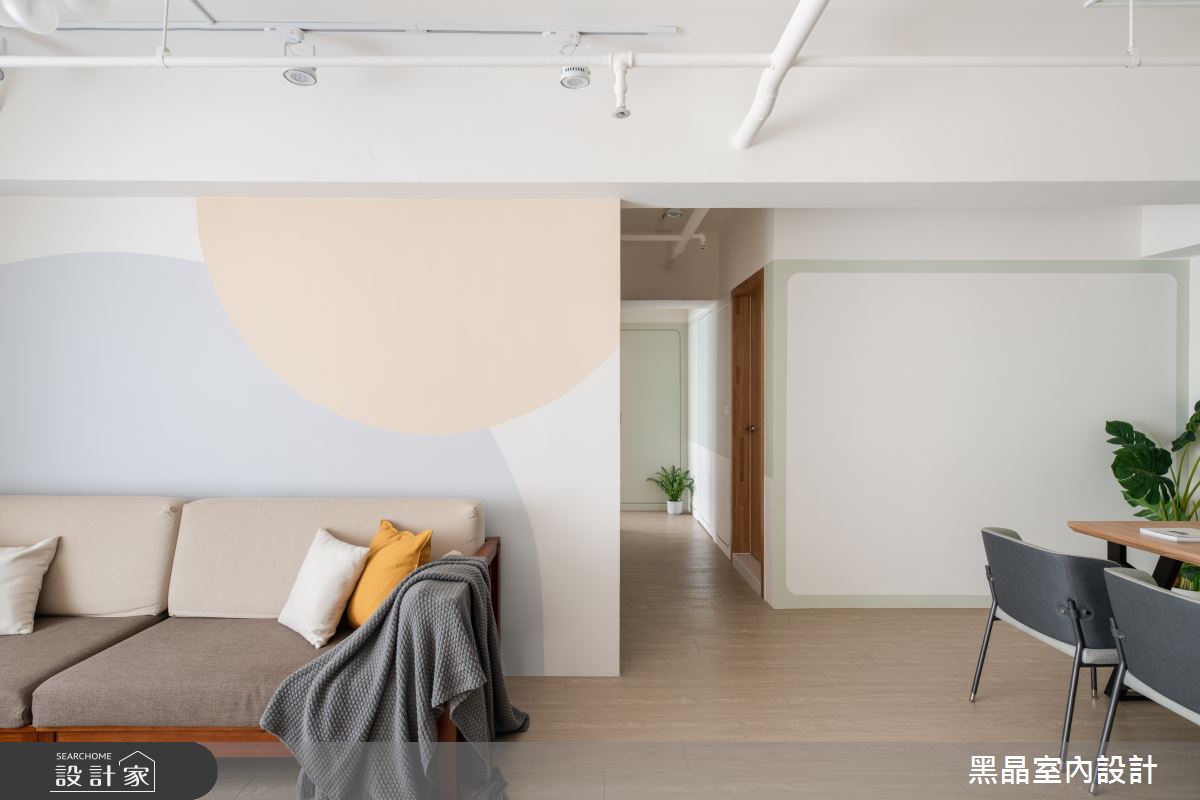 25坪老屋(16~30年)＿北歐風客廳案例圖片＿黑晶室內設計＿黑晶_45之5