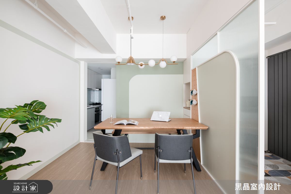 25坪老屋(16~30年)＿北歐風餐廳案例圖片＿黑晶室內設計＿黑晶_45之8