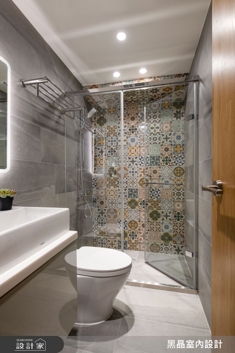 25坪老屋(16~30年)＿北歐風浴室案例圖片＿黑晶室內設計＿黑晶_45之12