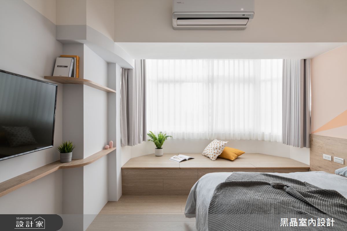 25坪老屋(16~30年)＿北歐風臥室案例圖片＿黑晶室內設計＿黑晶_45之5882