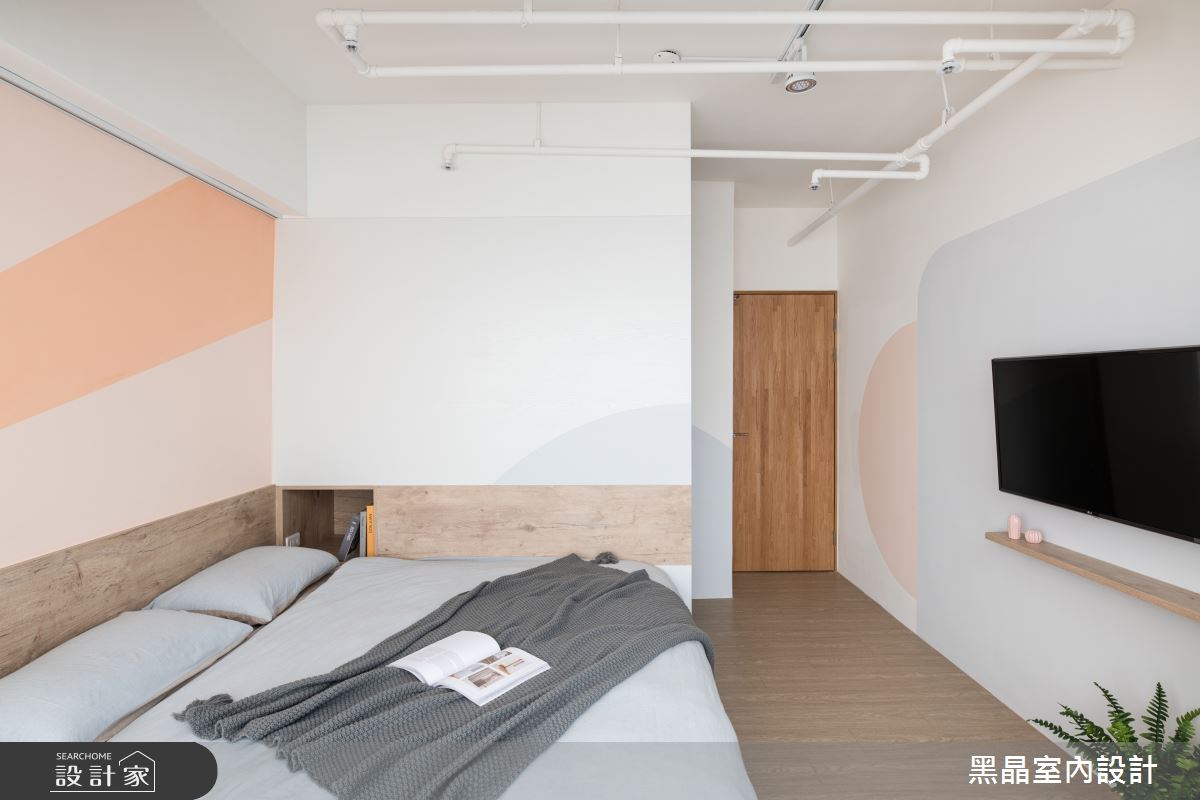 25坪老屋(16~30年)＿北歐風臥室案例圖片＿黑晶室內設計＿黑晶_45之15
