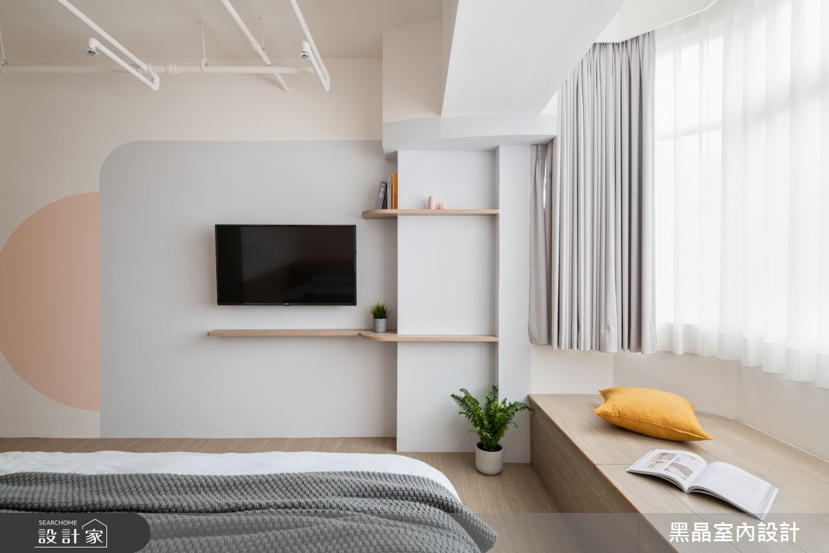 25坪老屋(16~30年)＿北歐風臥室案例圖片＿黑晶室內設計＿黑晶_45之16