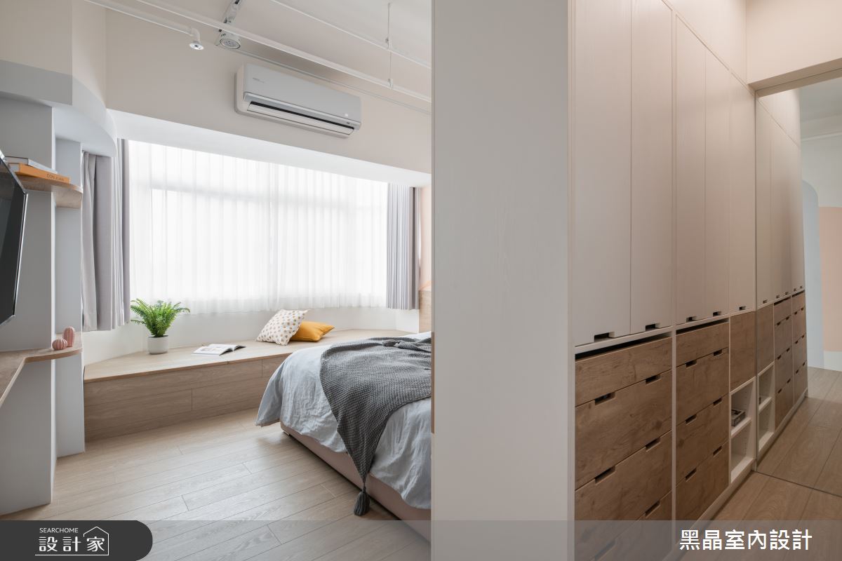 25坪老屋(16~30年)＿北歐風臥室案例圖片＿黑晶室內設計＿黑晶_45之17