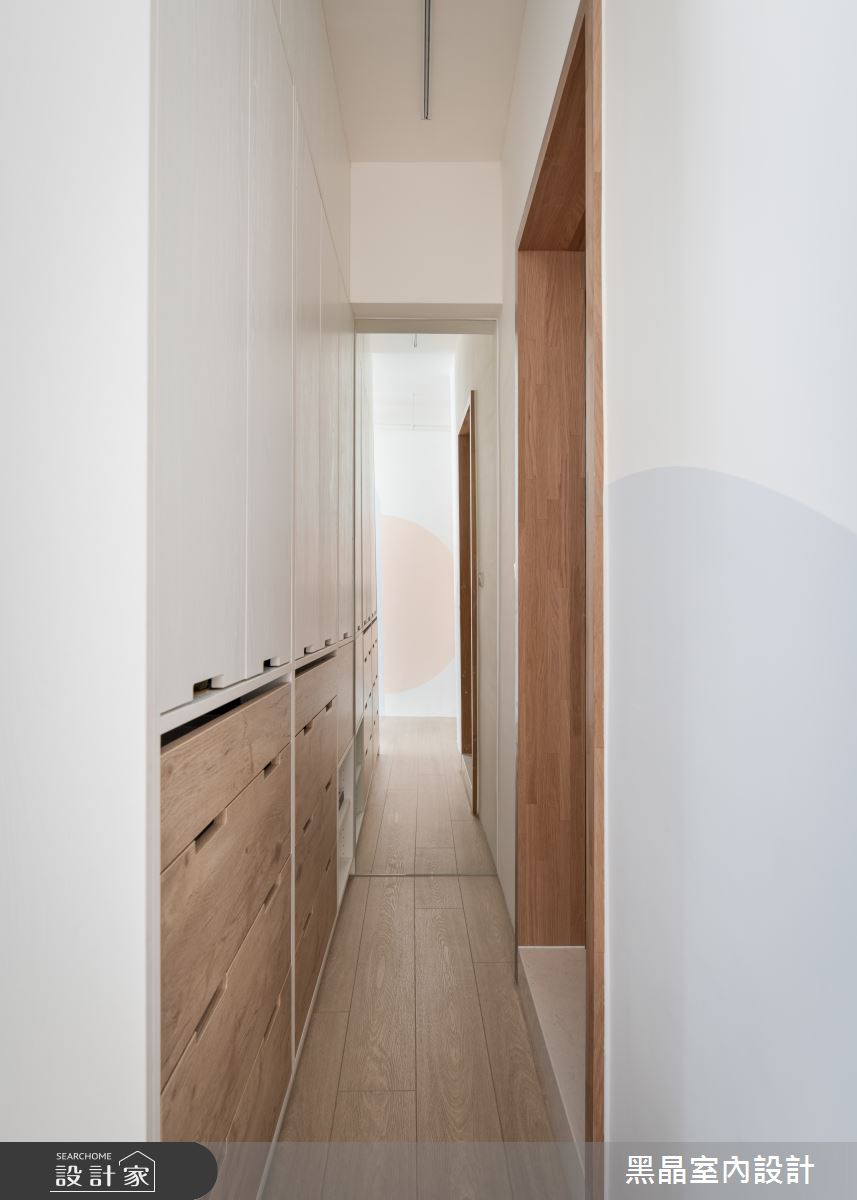 25坪老屋(16~30年)＿北歐風走廊案例圖片＿黑晶室內設計＿黑晶_45之18