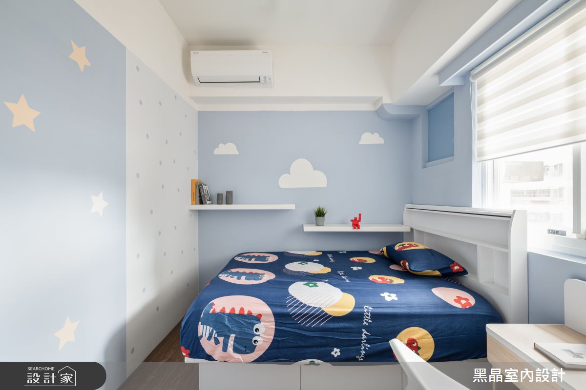 25坪老屋(16~30年)＿北歐風兒童房兒童房案例圖片＿黑晶室內設計＿黑晶_45之25