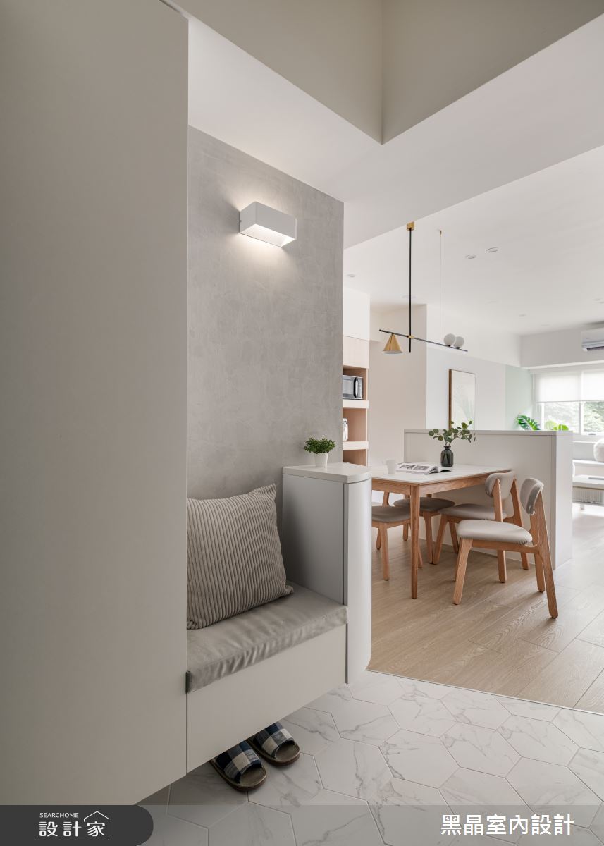 19坪新成屋(5年以下)＿北歐風玄關餐廳案例圖片＿黑晶室內設計＿黑晶_47之1