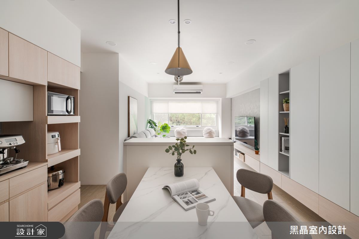 19坪新成屋(5年以下)＿北歐風客廳餐廳案例圖片＿黑晶室內設計＿黑晶_47之4