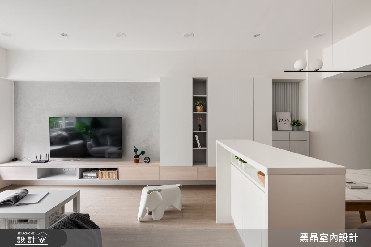19坪新成屋(5年以下)＿北歐風客廳餐廳案例圖片＿黑晶室內設計＿黑晶_47之6