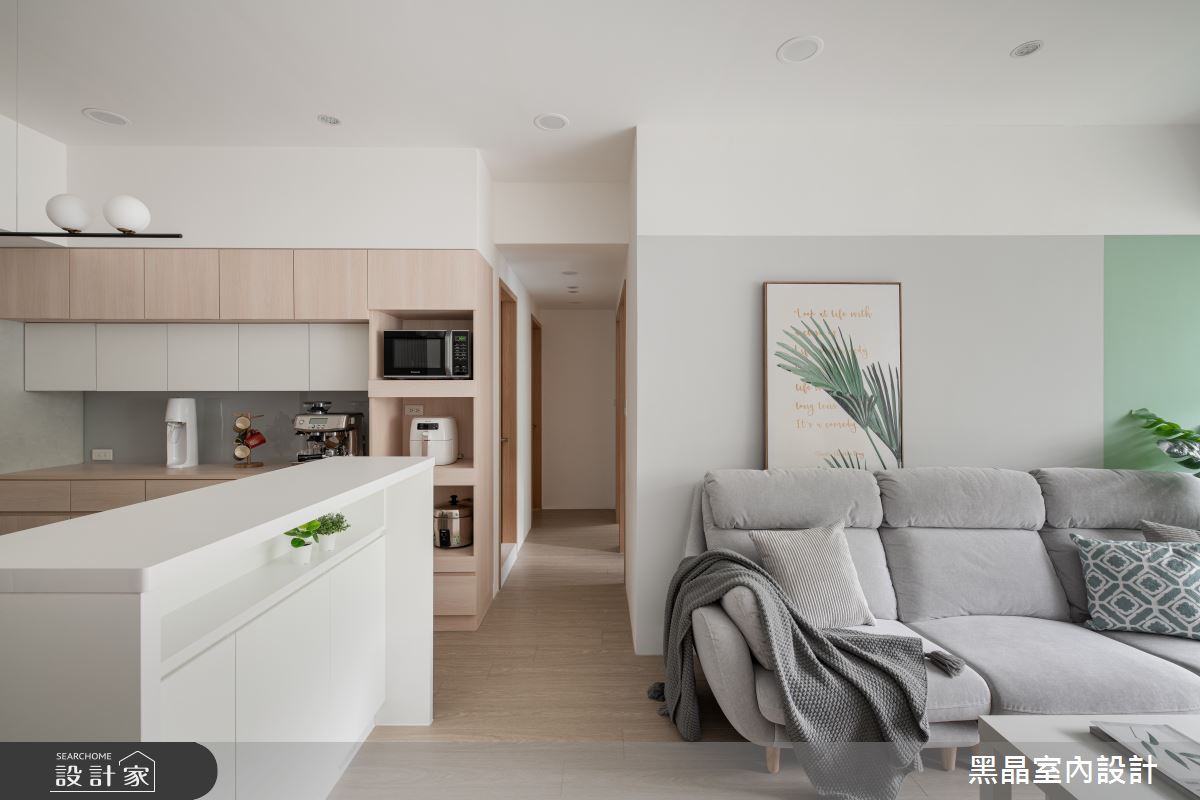 19坪新成屋(5年以下)＿北歐風客廳餐廳走廊案例圖片＿黑晶室內設計＿黑晶_47之7