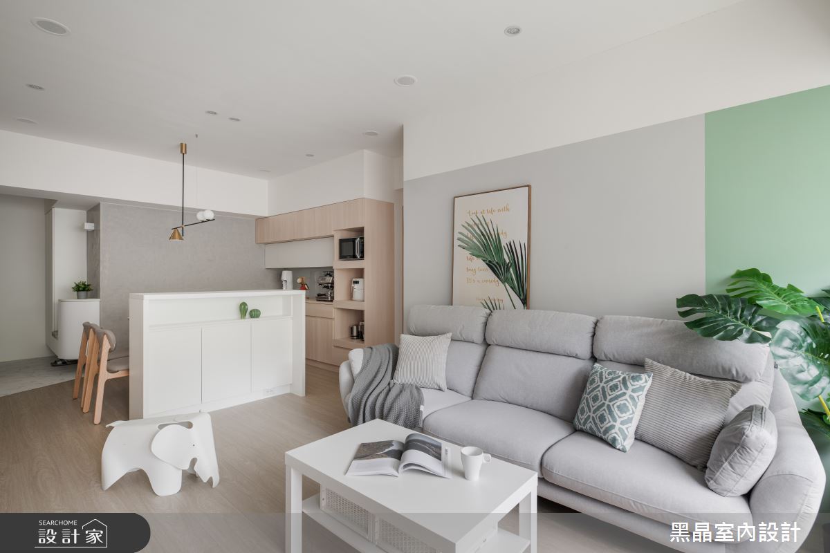 19坪新成屋(5年以下)＿北歐風客廳餐廳案例圖片＿黑晶室內設計＿黑晶_47之11