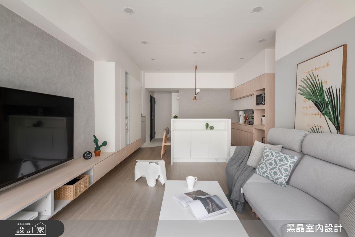 19坪新成屋(5年以下)＿北歐風客廳餐廳案例圖片＿黑晶室內設計＿黑晶_47之12