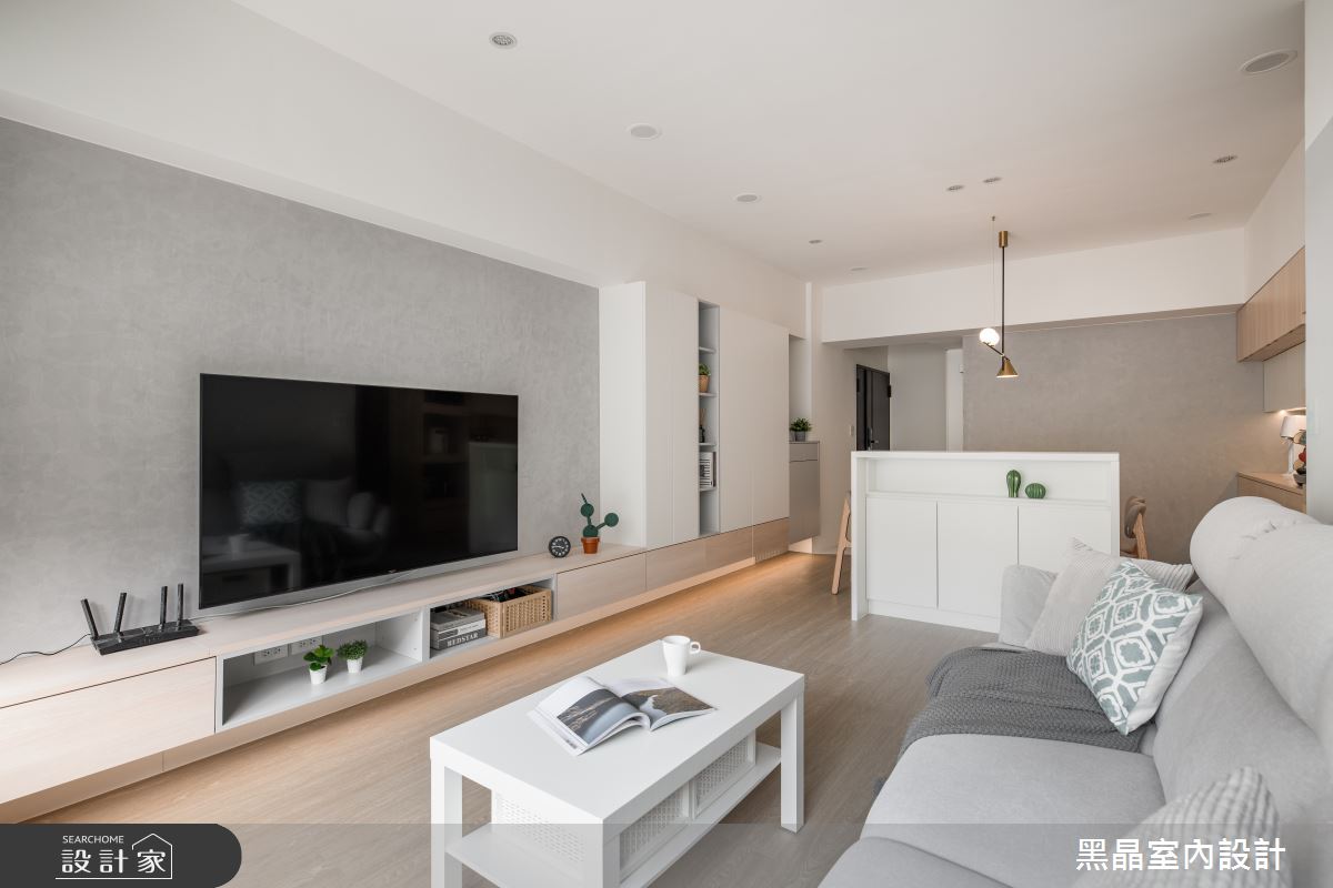 19坪新成屋(5年以下)＿北歐風客廳餐廳案例圖片＿黑晶室內設計＿黑晶_47之13