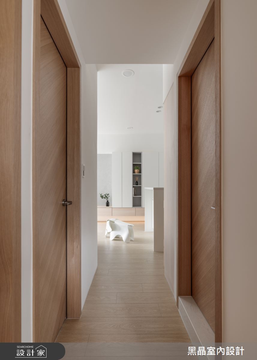 19坪新成屋(5年以下)＿北歐風走廊案例圖片＿黑晶室內設計＿黑晶_47之14